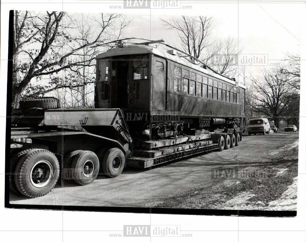 1977 Press Photo trolley parks - Historic Images