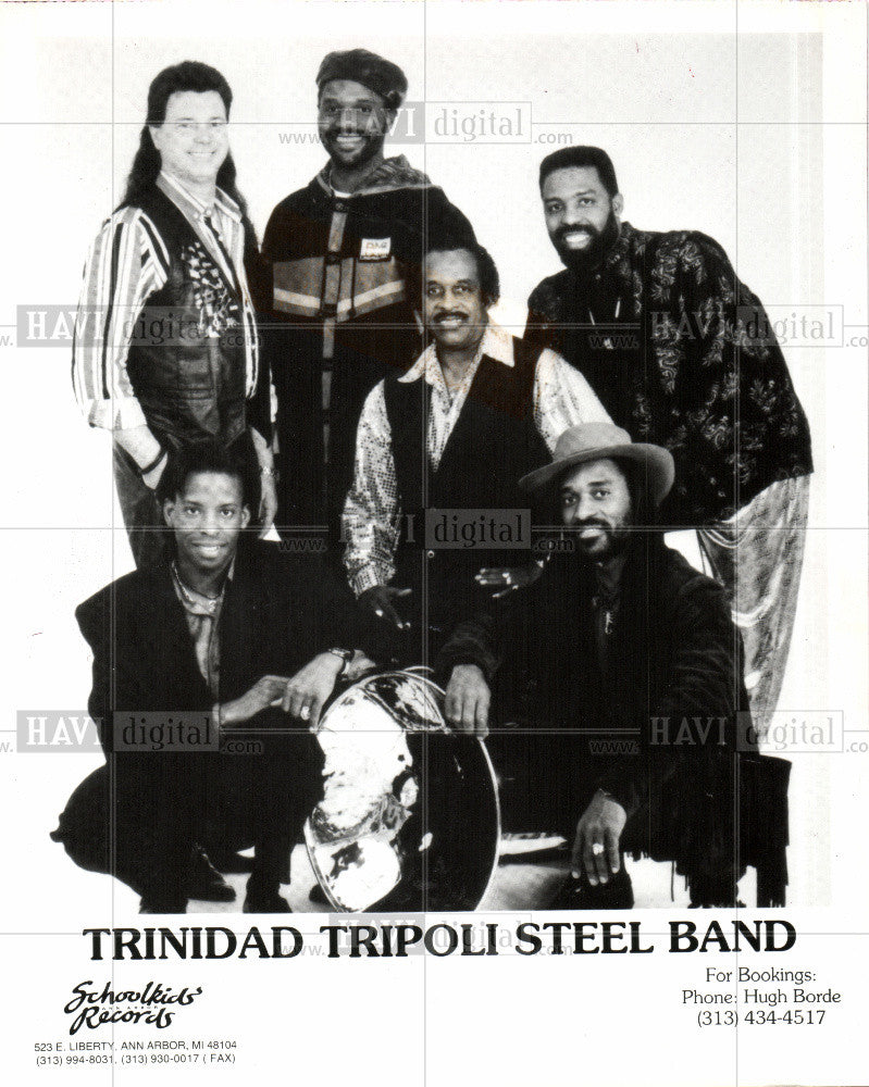 1996 Press Photo Trinidad Tripoli Steel Band - Historic Images