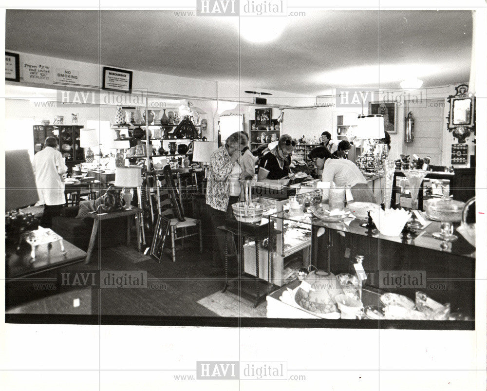 1980 Press Photo Treasure Mart Ann Arbor  resale - Historic Images