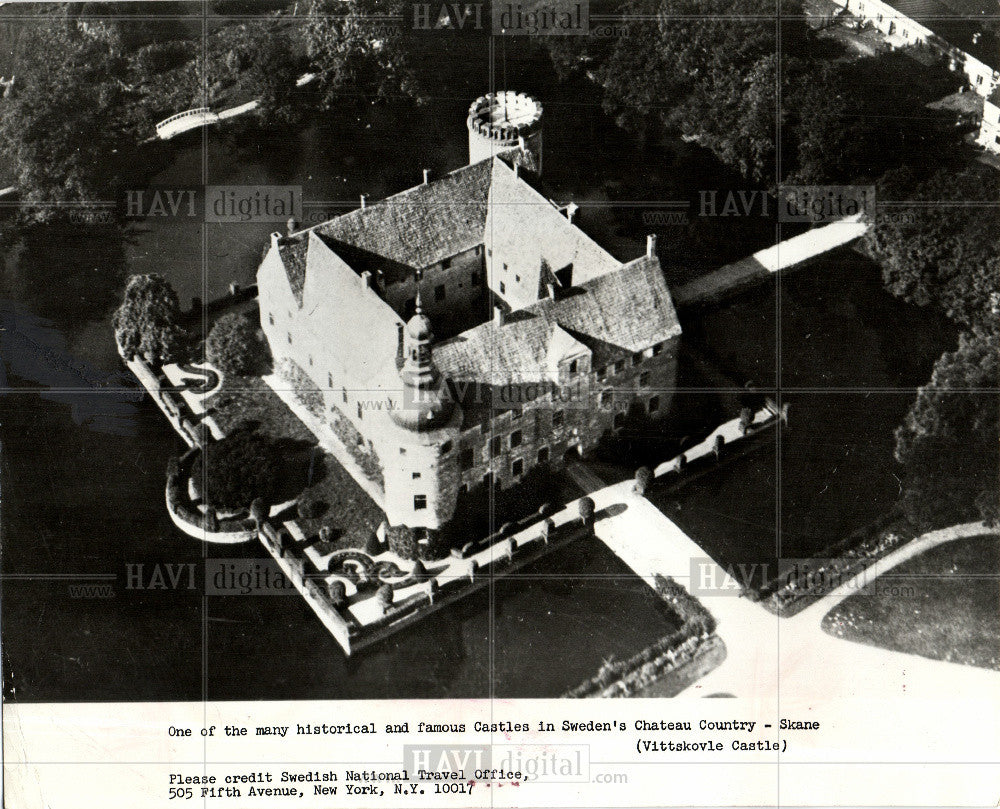 1967 Press Photo Castles Sweden&#39;s Chateau Country- - Historic Images