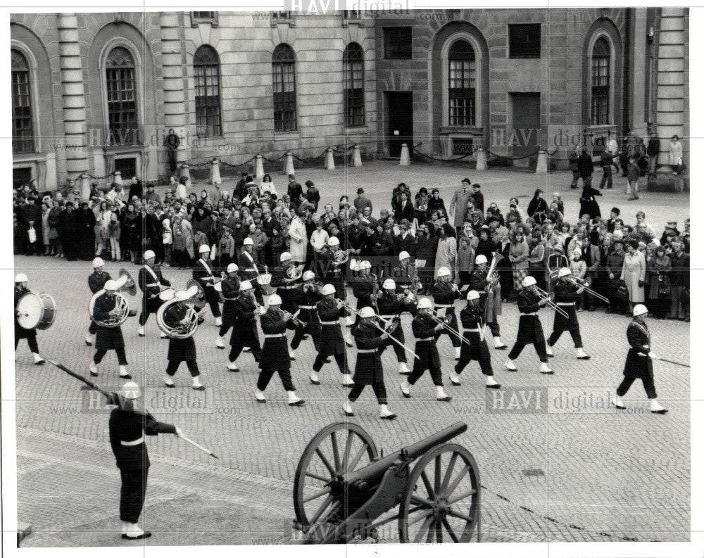 1979 Press Photo THE UDDEVALLA MILITARY BAND - Historic Images