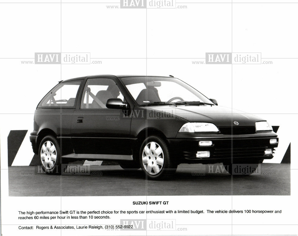 1992 Press Photo SUZUKI SWIFT GT '92 - Historic Images