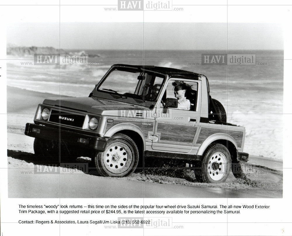 1988 Press Photo Suzuki Samurai 1988 Woody Package - Historic Images