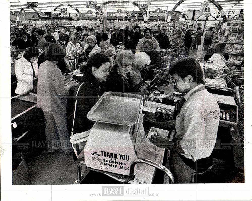 1979 Press Photo Supermarket, washington - Historic Images