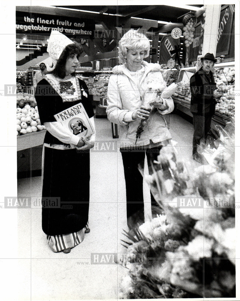 Press Photo SUPERMARKET  JAN SCOTT - Historic Images