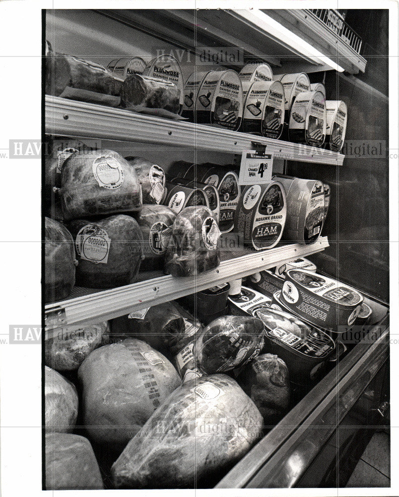 1976 Press Photo Supermarket - Historic Images