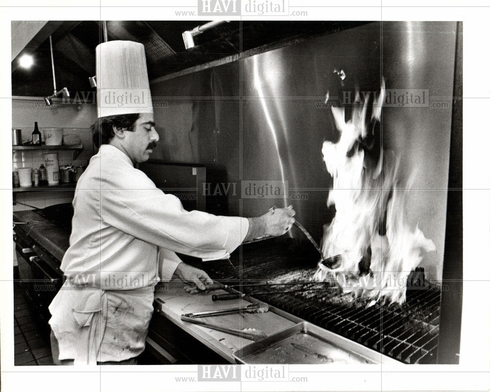 1978 Press Photo Sultan&#39;s Table Chef Hakim - Historic Images