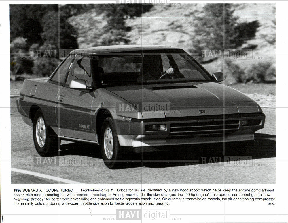 1986 Press Photo 1986 Subaru - Historic Images