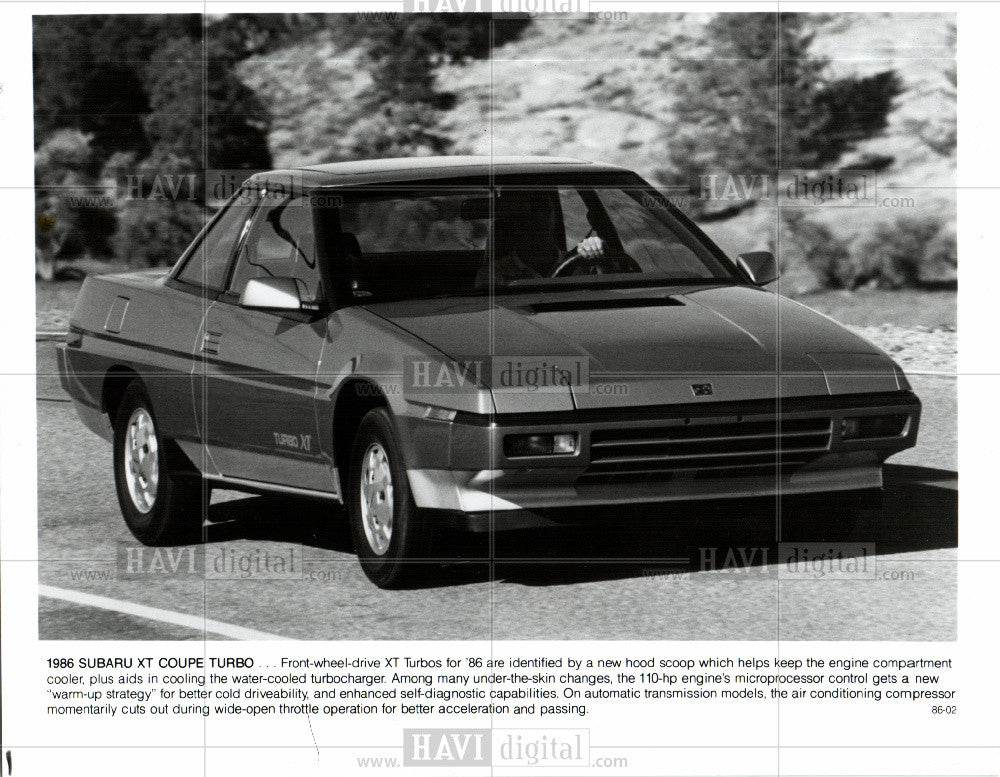1986 Press Photo 1986 Subaru - Historic Images