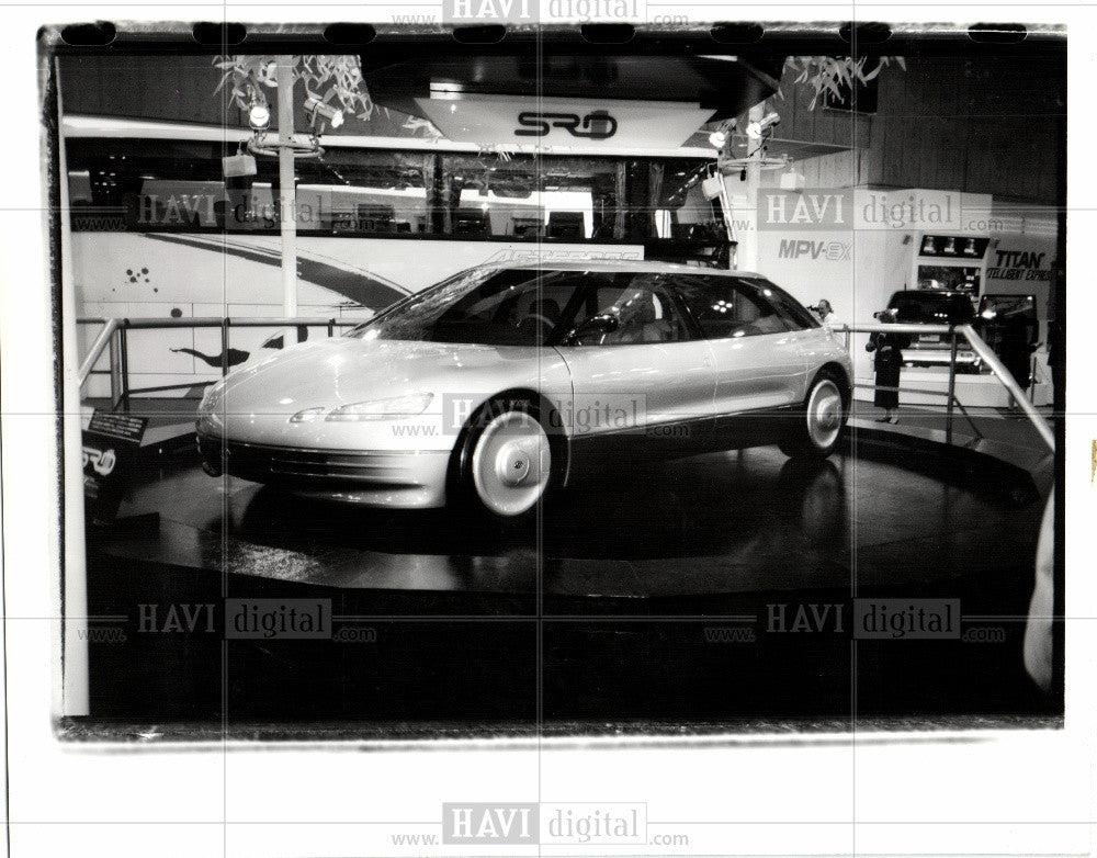 1985 Press Photo subaru srd-1 sport wagon tokyo show - Historic Images