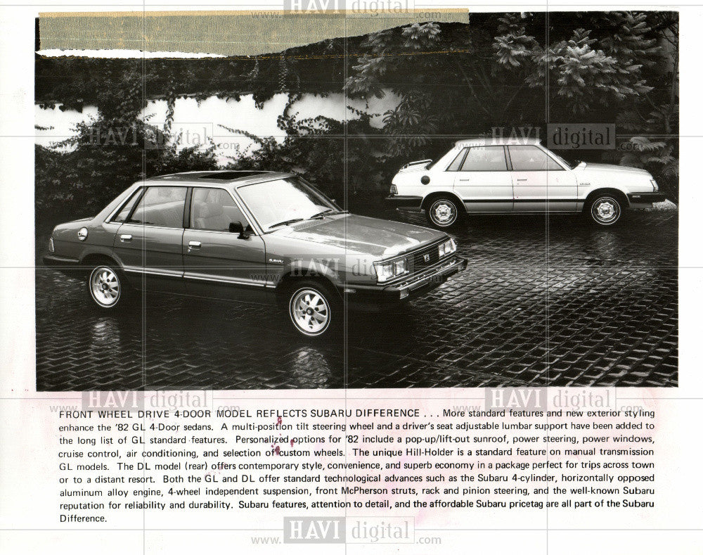 1981 Press Photo 4 wheel, 4 door model reflects Subaru. - Historic Images