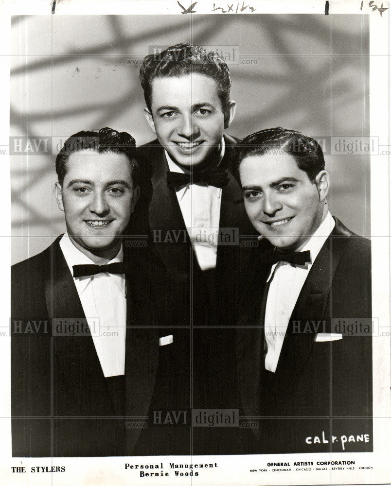 1955 Press Photo The Stylers - Historic Images