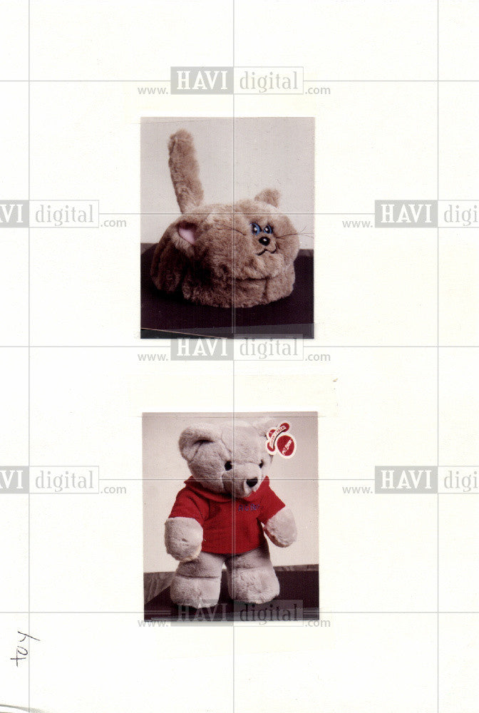 1985 Press Photo Stuffed Animal Toys - Historic Images