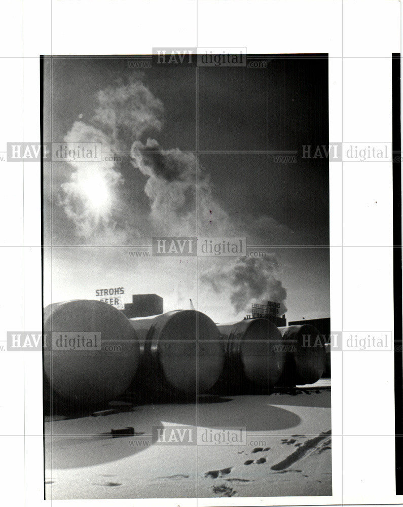 1986 Press Photo Stroh brewery - Historic Images