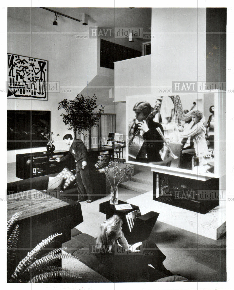 Home Theater TV Digital Projector 1990 Vintage Photo Print - Historic ...