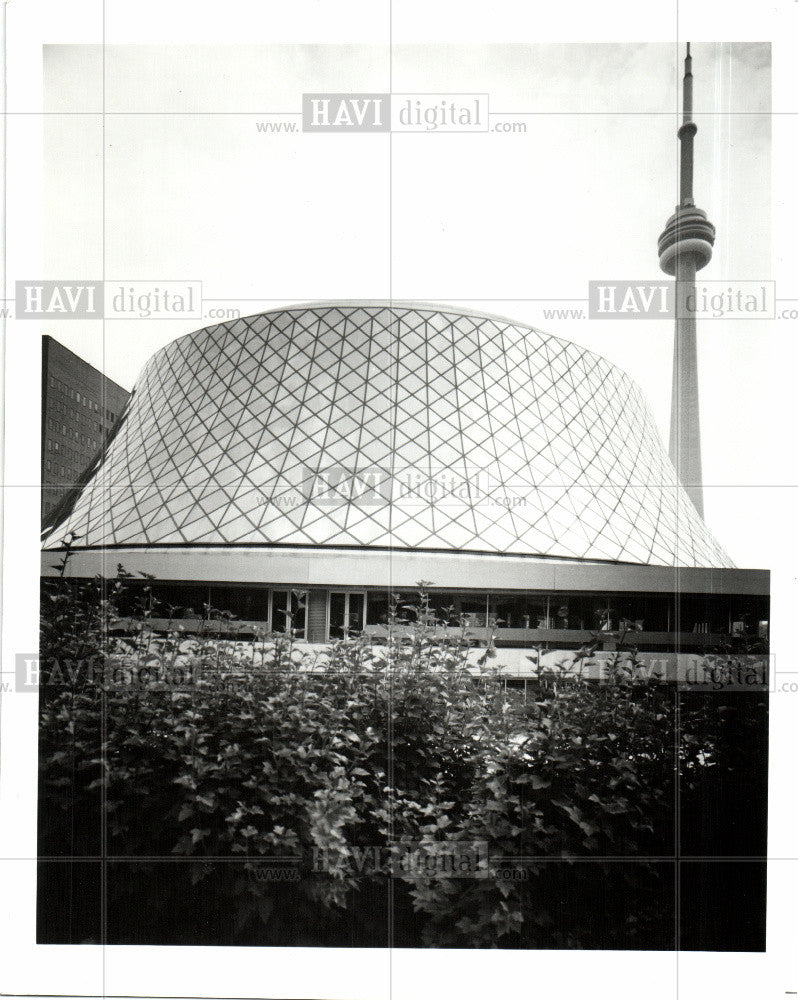 1982 Press Photo Roy Thomson Hall Exterior View - Historic Images