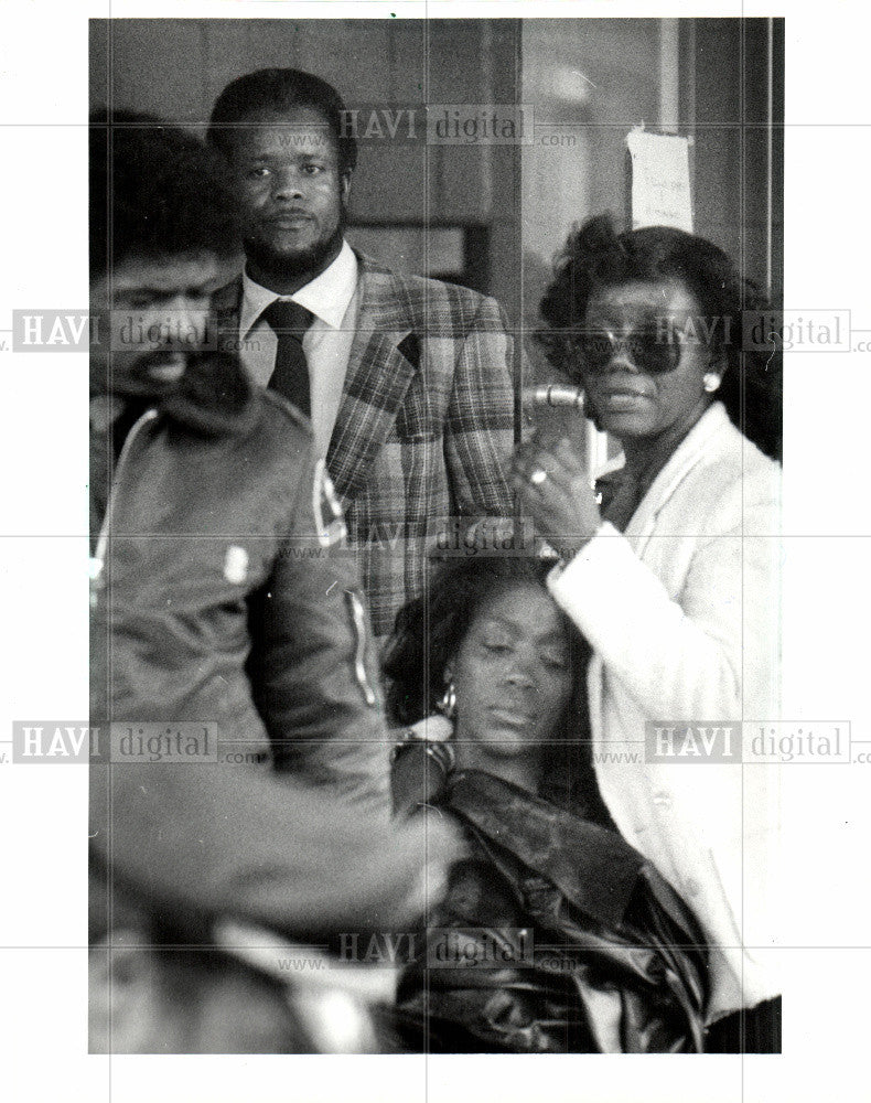 1986 Press Photo district court, judge, adam shakoor - Historic Images