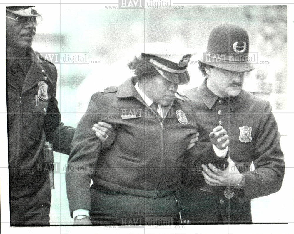 1983 Press Photo Lt. A. Jackson Detroit Police - Historic Images