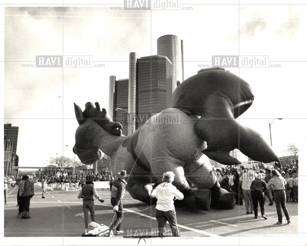 1987 Press Photo Jefferson Avenue - Historic Images