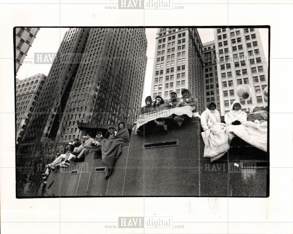 1989 Press Photo THANKSGIVING DAY PARADE Kennedy square - Historic Images