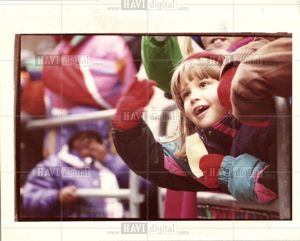 1991 Press Photo Thanksgiving Day Parade Jessica Ford - Historic Images