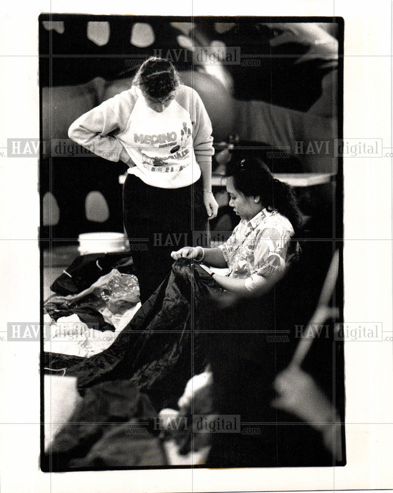1989 Press Photo Van Tran, Caramel Makhlouf - Historic Images
