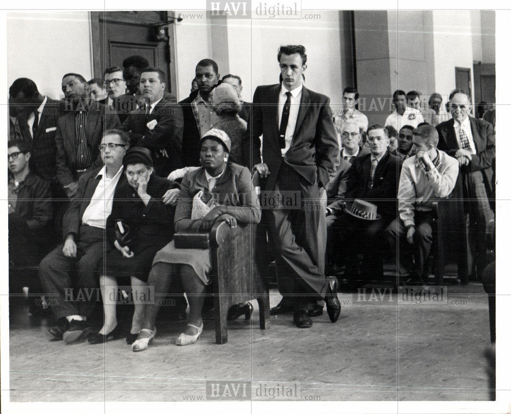 1960 Press Photo Traffic court - Historic Images