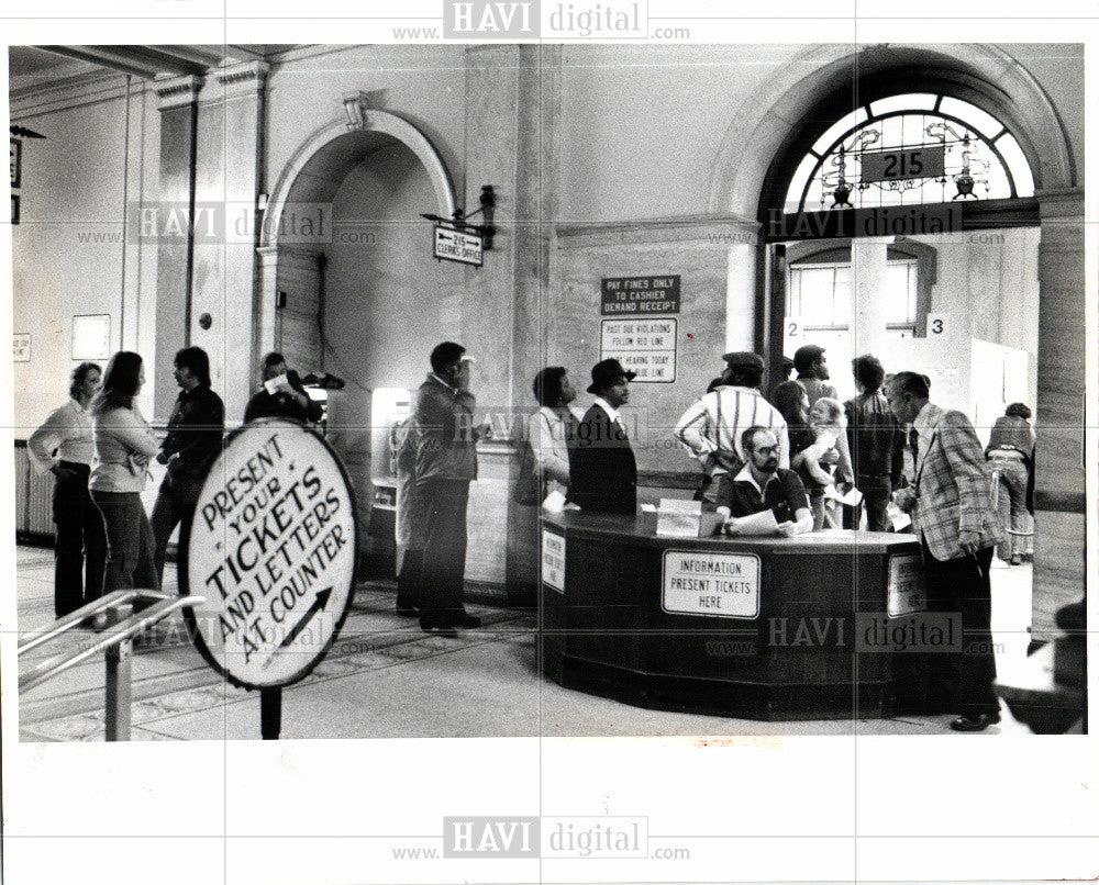 1979 Press Photo Traffic court - Historic Images