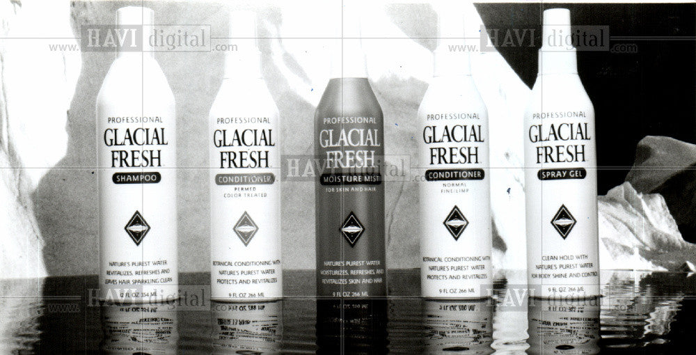 1989 Press Photo Glacial Fresh Skin Care Products - Historic Images