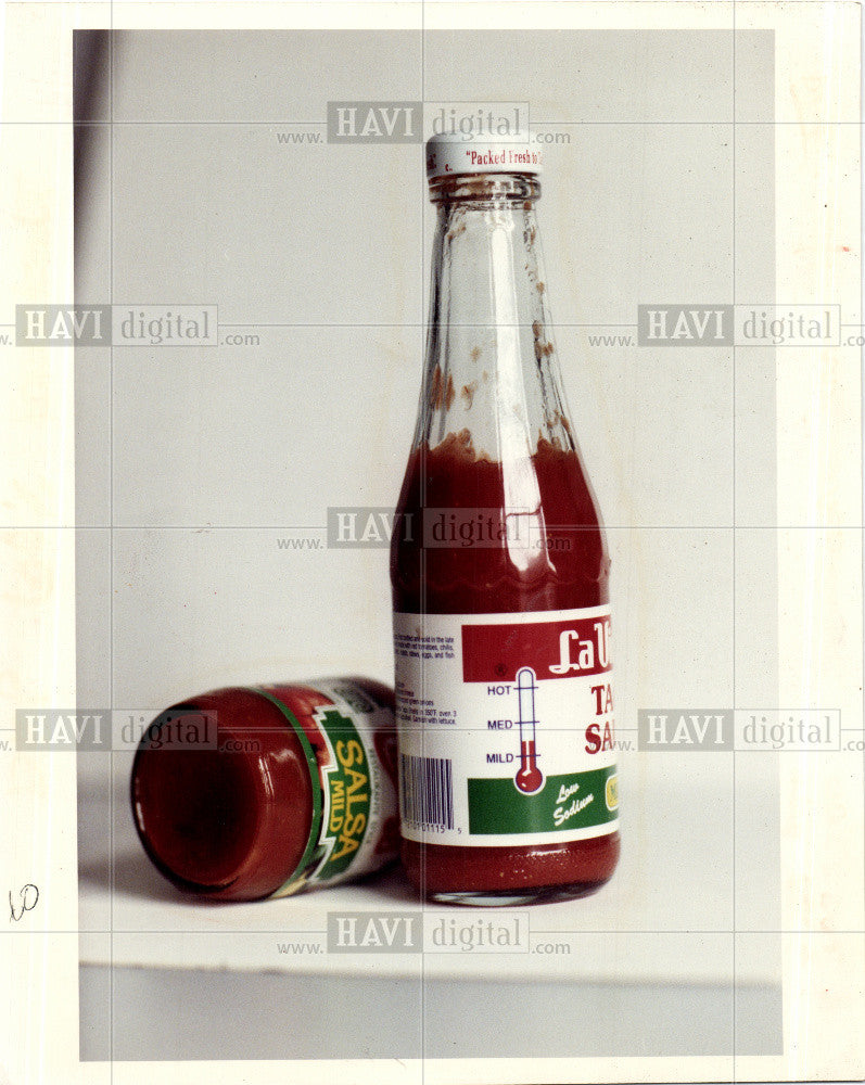 1992 Press Photo Non-traditional condiments and foods - Historic Images