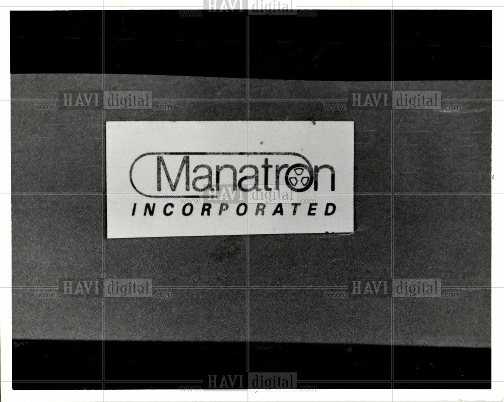 1986 Press Photo Manatron Incorporated - Historic Images