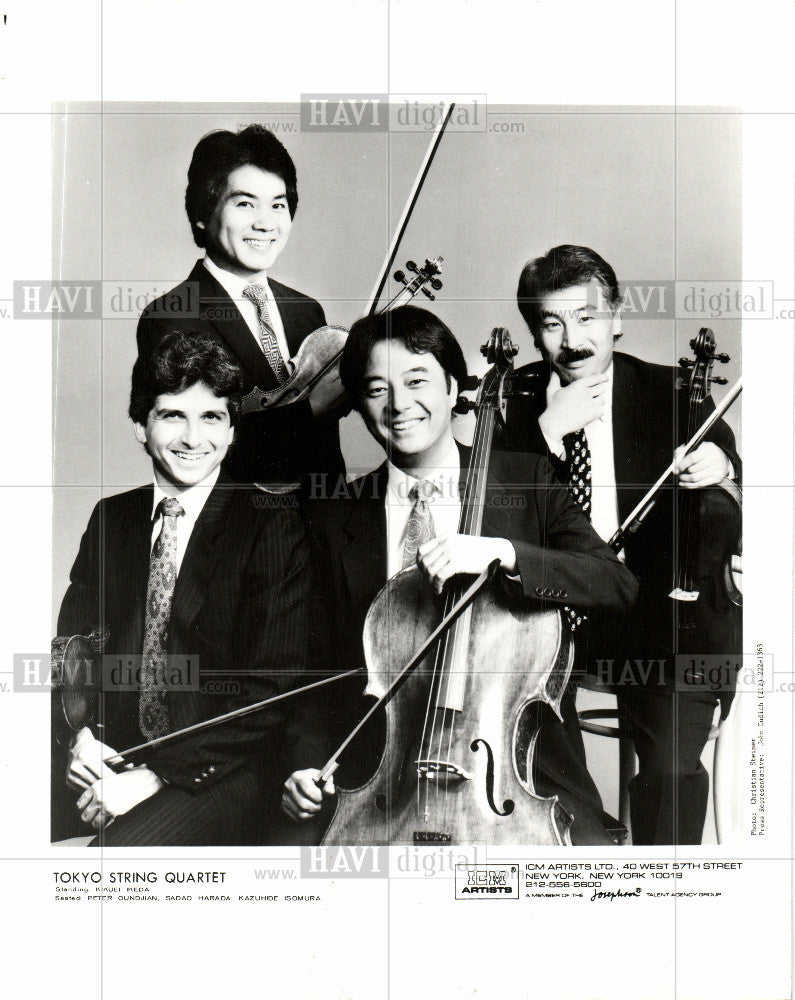 1989 Press Photo Tokyo String Quartet - Historic Images