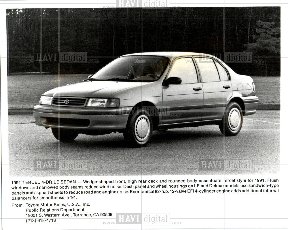 1991 Press Photo 1991, Terce, sedan, 4-door, car, LE - Historic Images