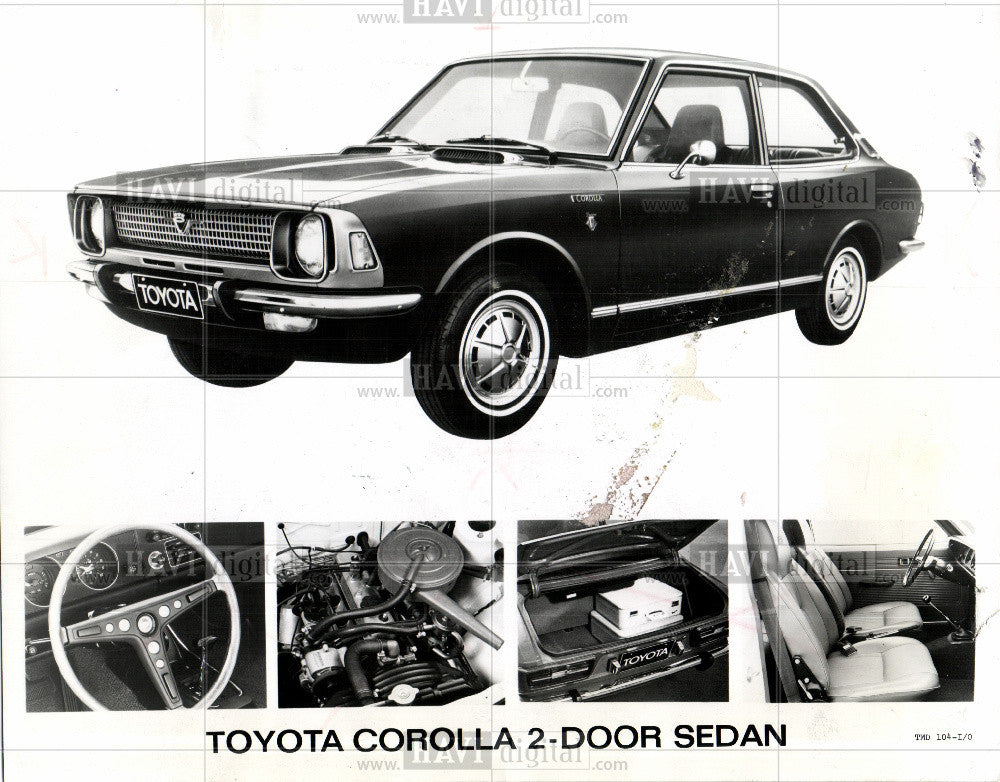 1970 Press Photo Toyota Corolla 2-Door Sedan - Historic Images