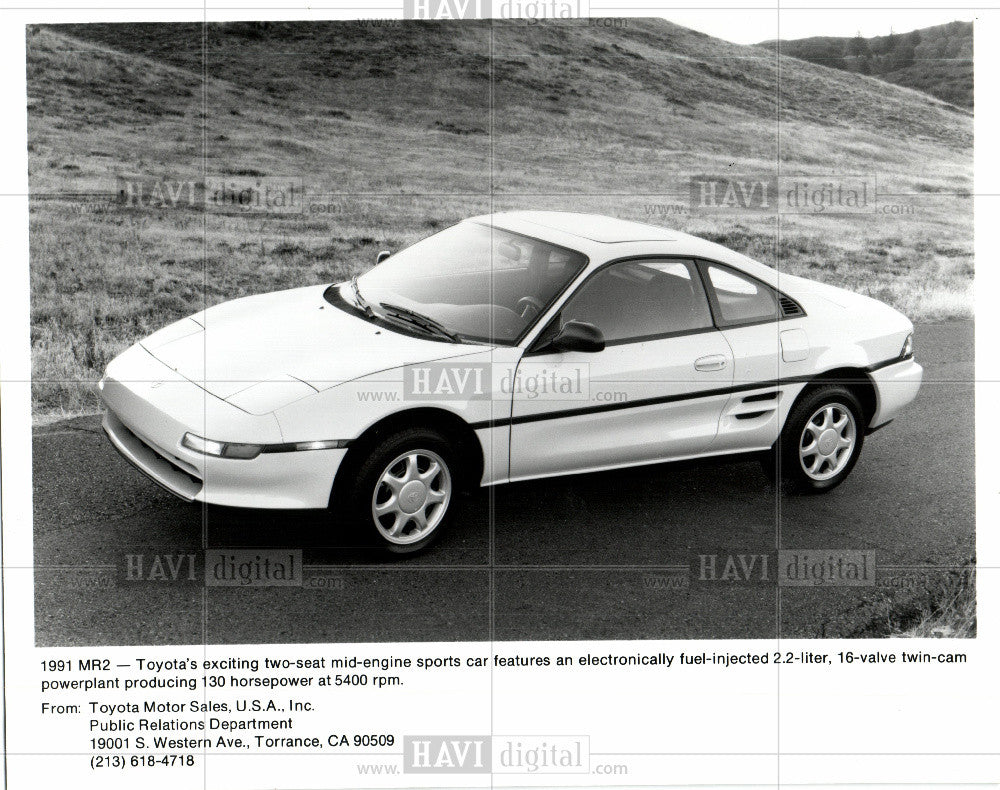 1990 Press Photo The Toyota MR2 - Historic Images