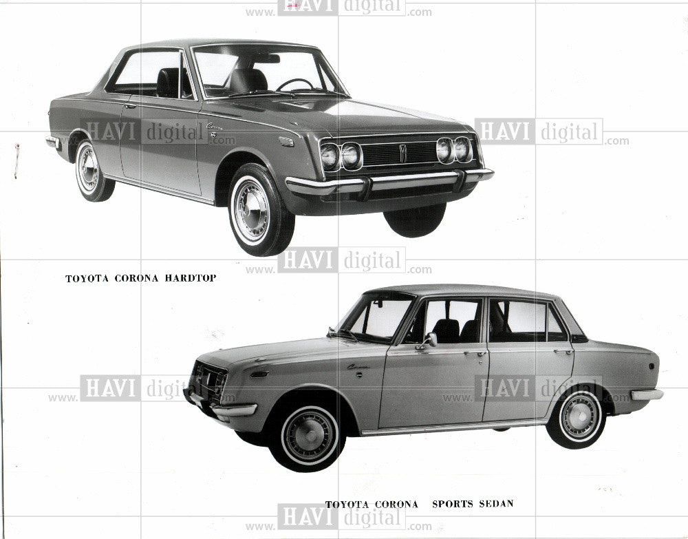 Press Photo Toyota Corona Hardtop - Historic Images