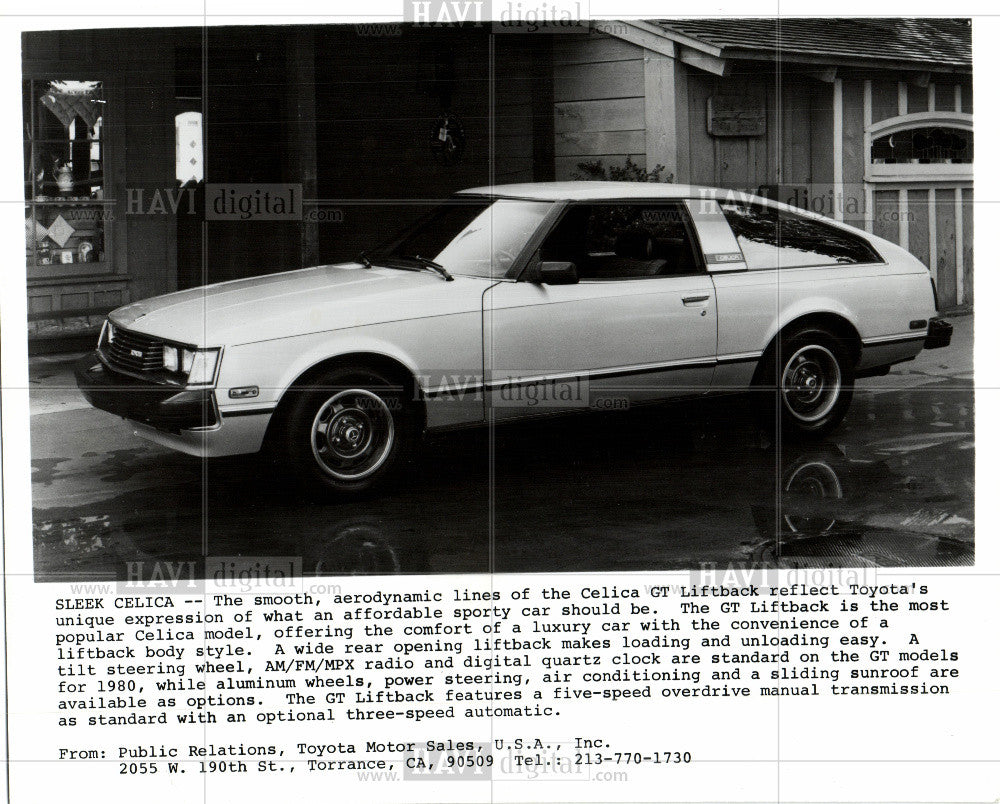 1981 Press Photo Toyota Celica GT Liftback - Historic Images