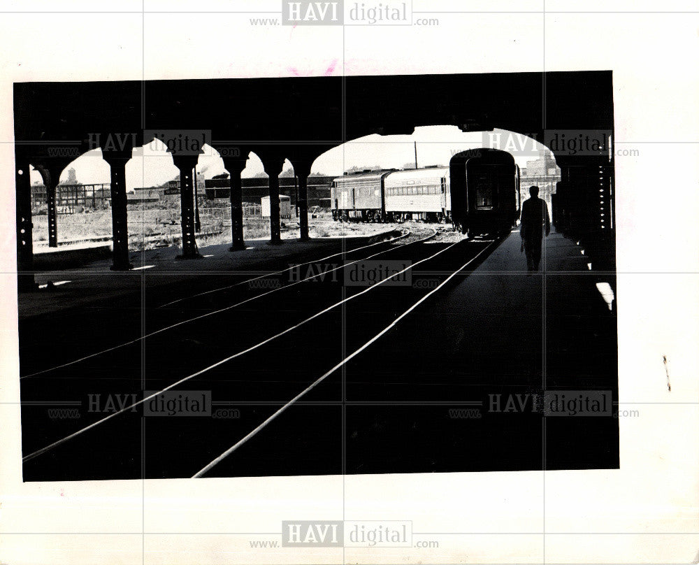 1972 Press Photo TRAIN YARD - Historic Images