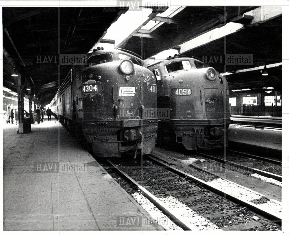 1972 Press Photo Train Station - Historic Images