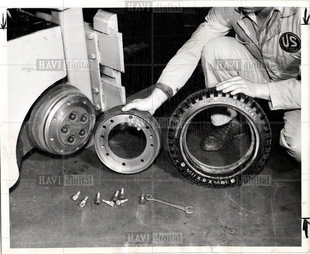 1958 Press Photo United States Rubber - Historic Images