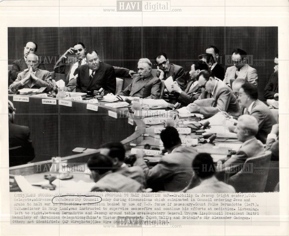 Press Photo United Nations Security Council - Historic Images