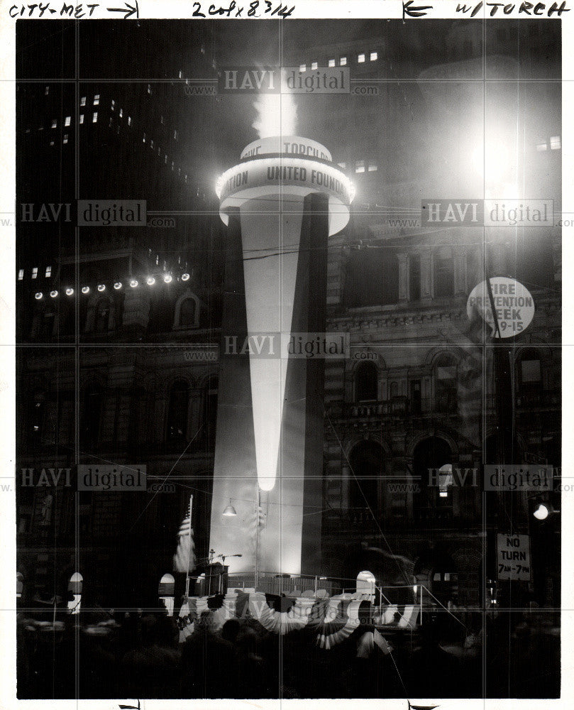 1955 Press Photo United Foundation - Historic Images