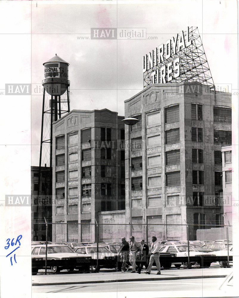 1984 Press Photo Uniroyal Tire Co. - Historic Images