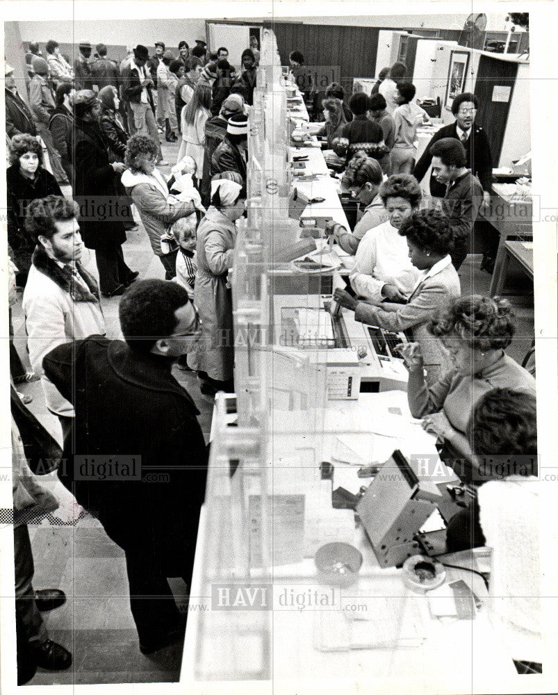 1981 Press Photo Unemployment - Historic Images