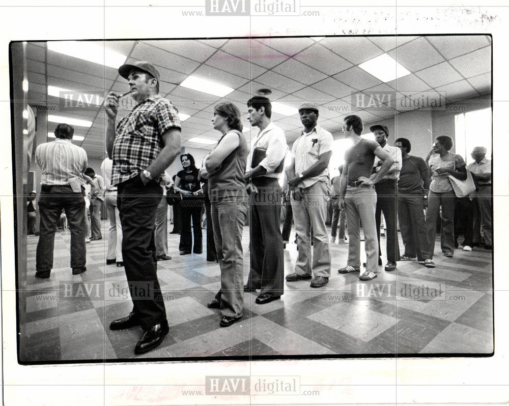 1979 Press Photo occurs when people are without jobs - Historic Images