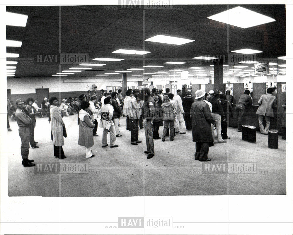 1986 Press Photo Unemployment - Historic Images