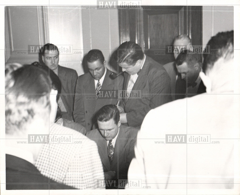 1952 Press Photo UnAmerican Activities hearing - Historic Images