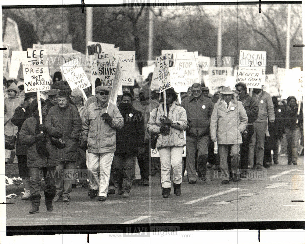 1988 Press Photo UAW 1988 Highland Park - Historic Images