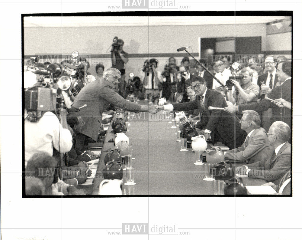 1987 Press Photo UAW Contract University - Historic Images