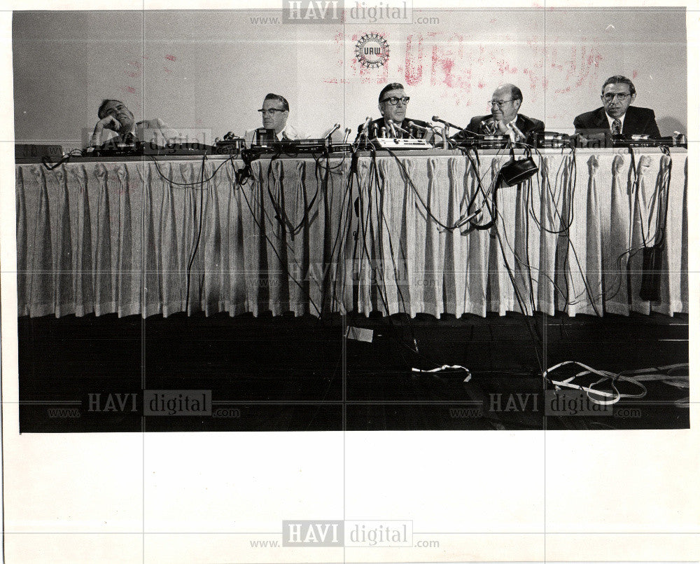 1973 Press Photo Negotiations - Historic Images